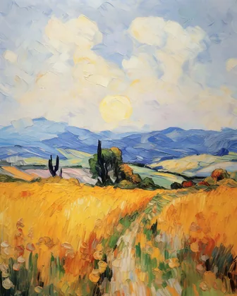 Weizenfeld im Sommer