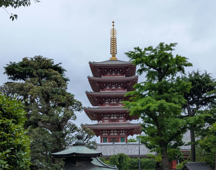 Sensoji Pagoda in Asakusa