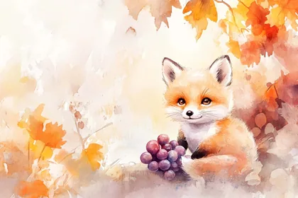 Der Fuchs und die Trauben