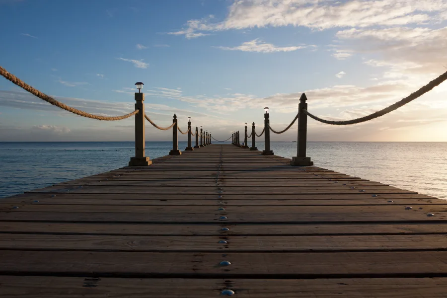 A Pier at Sunrise