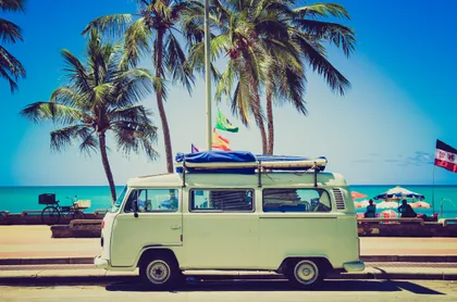 Wohnmobil am Meer