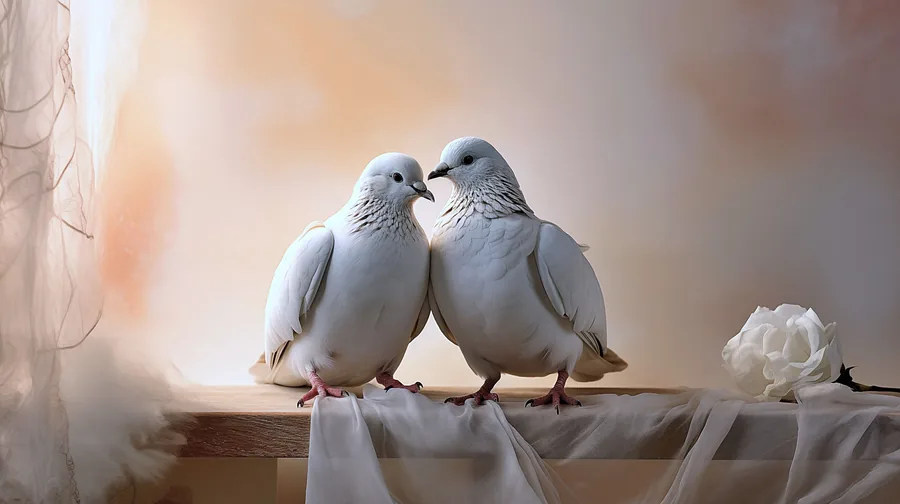 Doves and a Rose