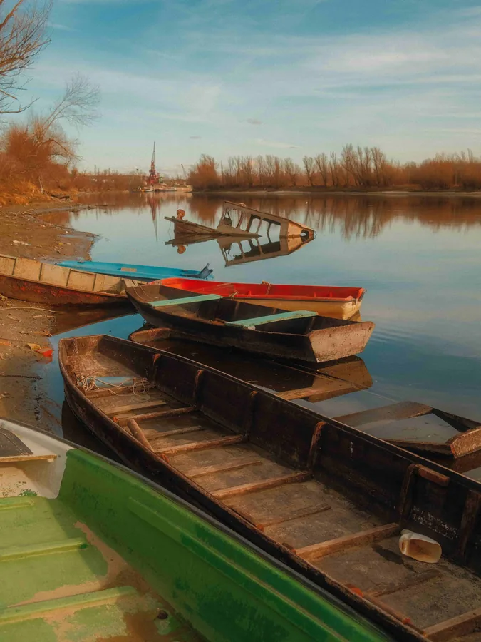 Fishing Boats on the Bank