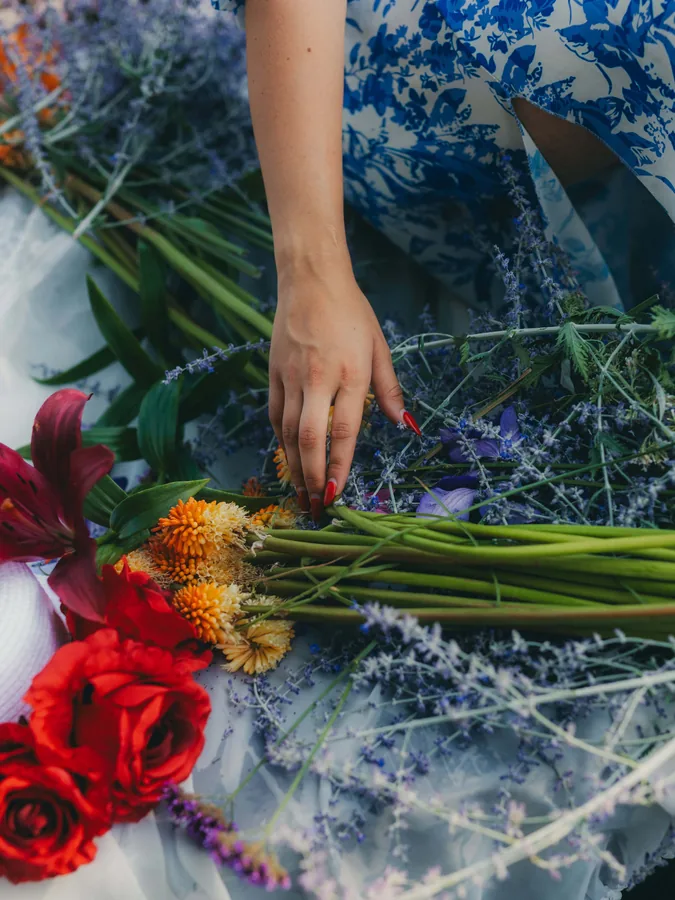 Gathering Summer Flowers