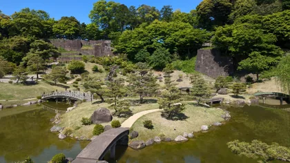 Garten der Burg Kanazawa