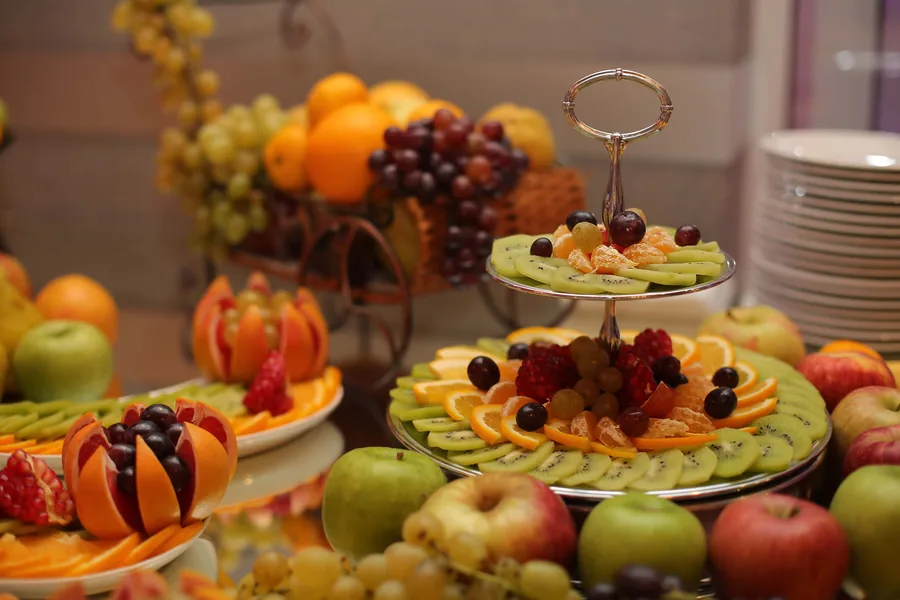 A Table of Fresh Fruit