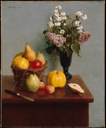 Blumen und Früchte