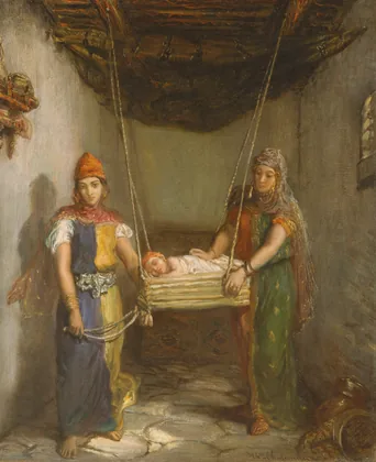 Szene im jüdischen Viertel von Constantine