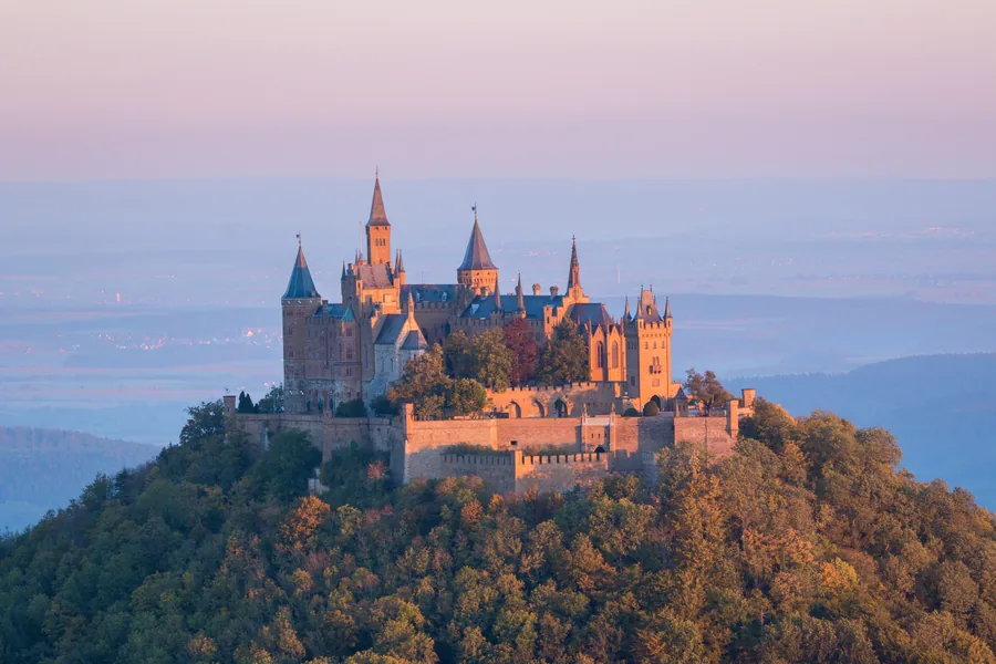 Hohenzollern Castle at Dawn