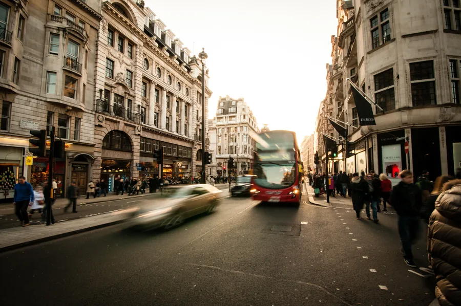 A Red Bus, London