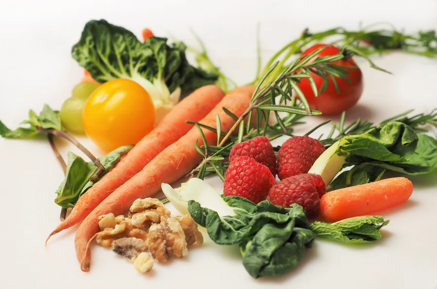Carrots, Berries and Walnuts