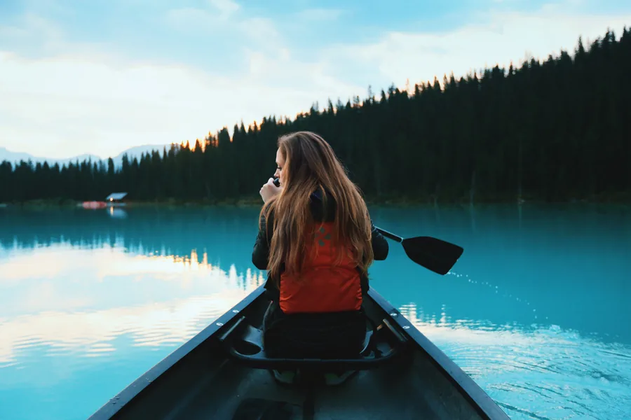 A Canoe on Still Water