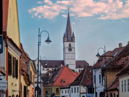 Altstadt von Sibiu, Rumänien