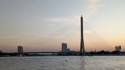 Die Rama-VIII-Brücke, Bangkok